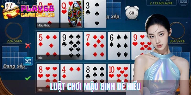Luật chơi mậu binh dễ hiểu bet thủ nào cũng dễ dàng tham gia