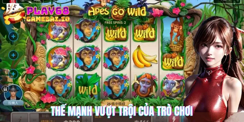 Thế mạnh vượt trội của trò chơi đang sở hữu
