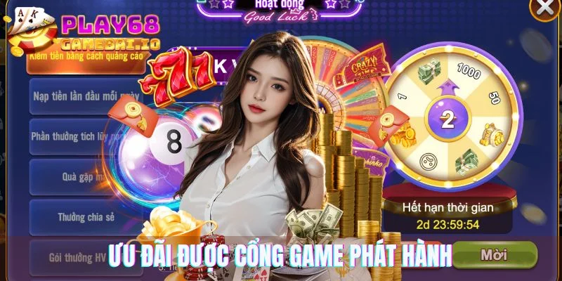 Ưu đãi được cổng game phát hành